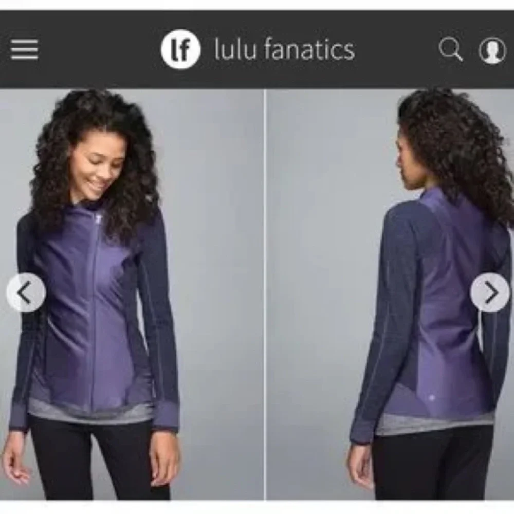 Lululemon Jacket Size 6 Purple Emerge